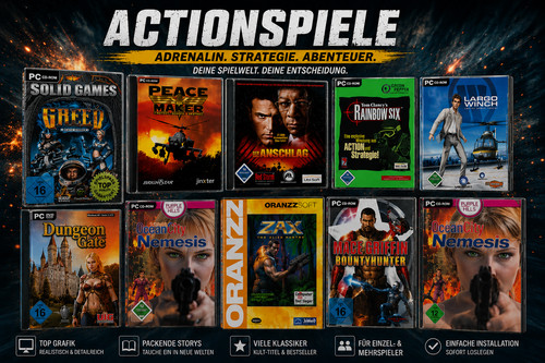 Retro spiele action - pc,