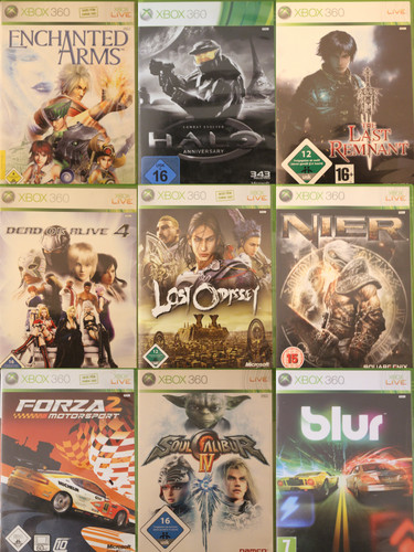Xbox 360 spiele auswahl - xbox,