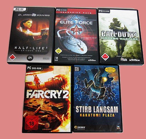 Rom action 5 spiele - cd,