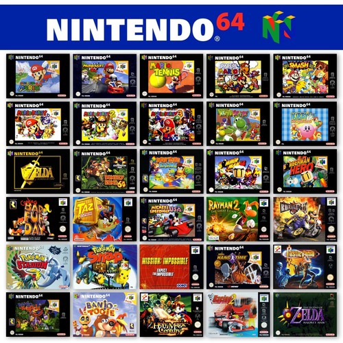 N64 nintendo spiele - 64, spiele-wahl