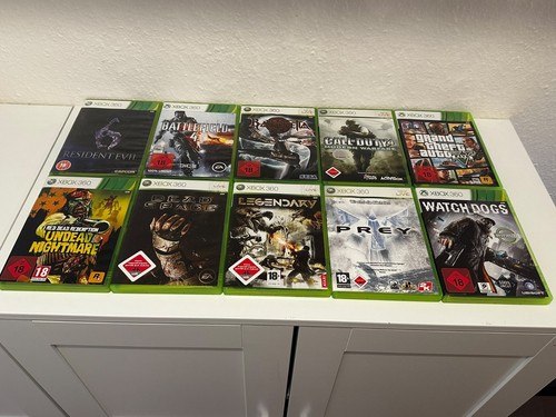 10x xbox 360 spiele im - xbox,