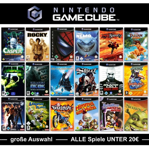 Nintendo gamecube spiele wahl - gamecube, spiele-wahl