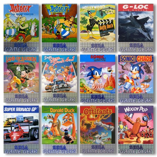 Sega game gear spiele - sega,